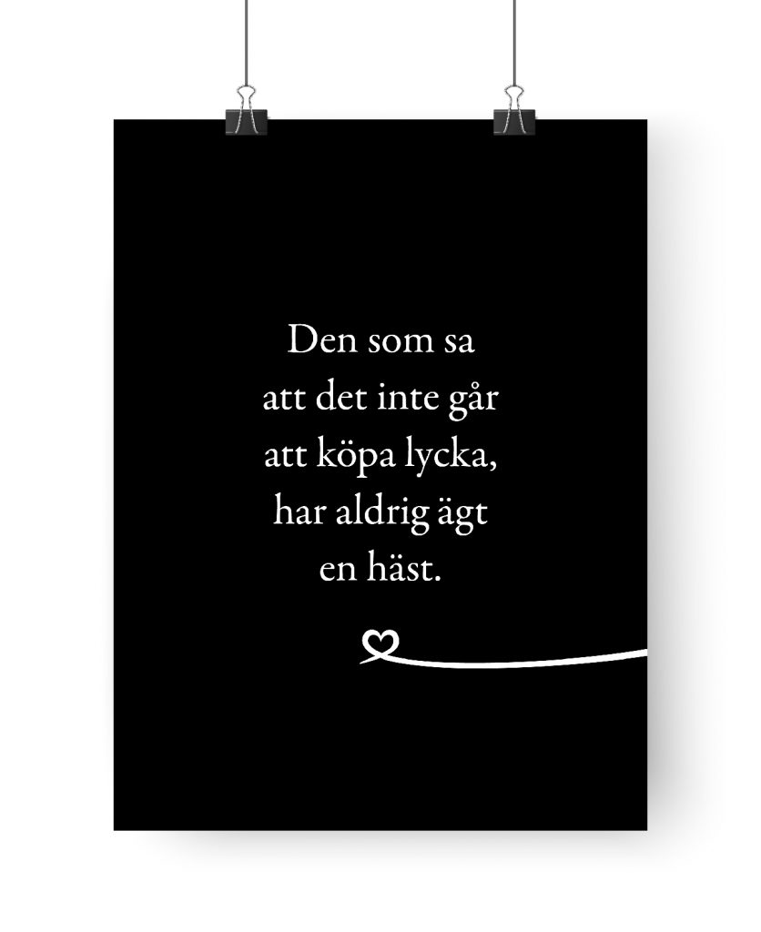 Poster: Lycka