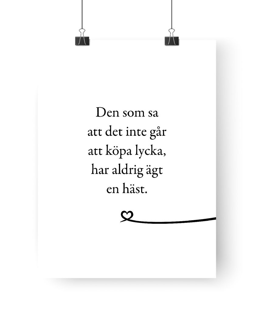 Poster: Lycka