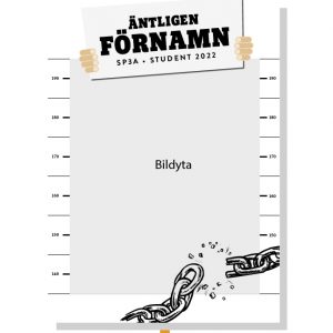 Studentskylt Utsläppt
